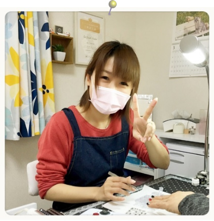 ネイリスト鹿子木沙保里